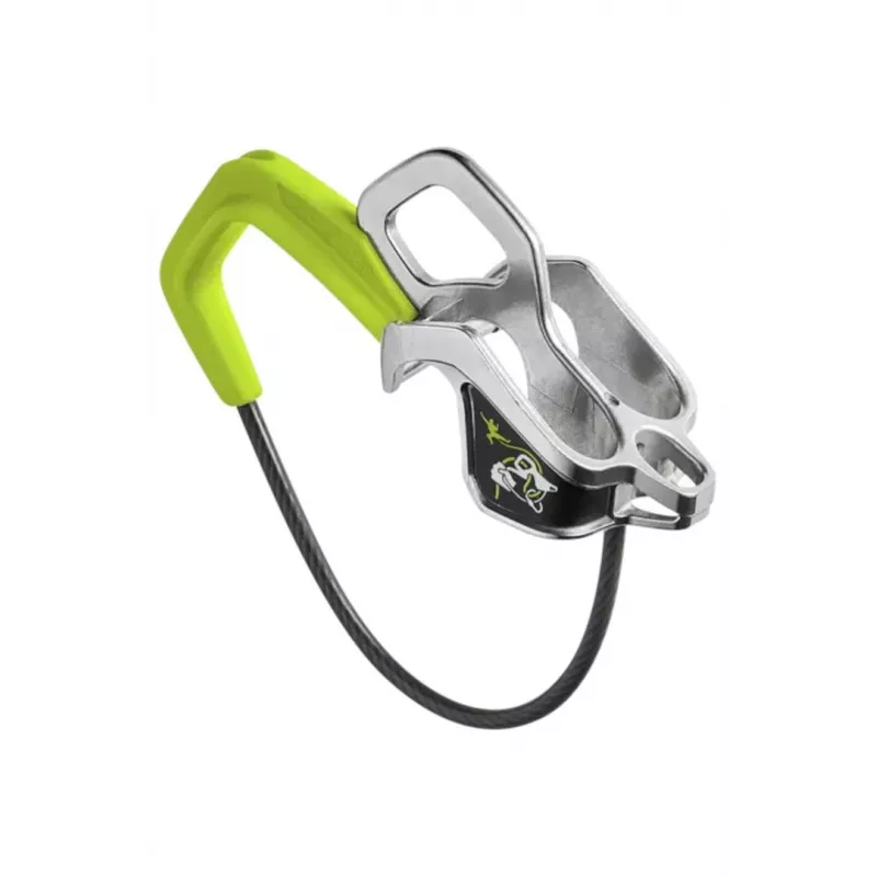 Vamzdinis saugos įtaisas Edelrid MEGA JUL plieninis žalias 75g
