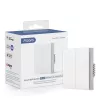 AQARA Smart Home Wall Switch H1, su nuliu, dvigubas jungiklis (WS-EUK04)
