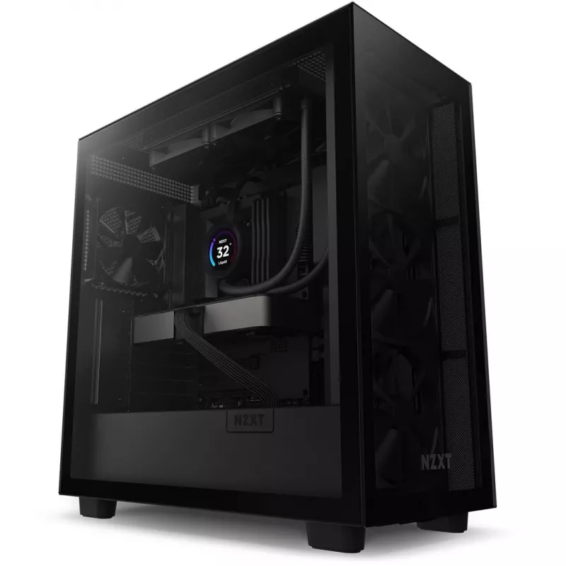 All-in-one skystis aušintuvas NZXT Kraken Elite 240 12 cm Juodas