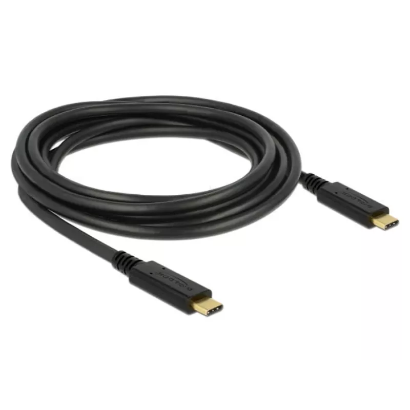 USB laidas DeLOCK 83325 USB 2.0 3 m USB C juodas