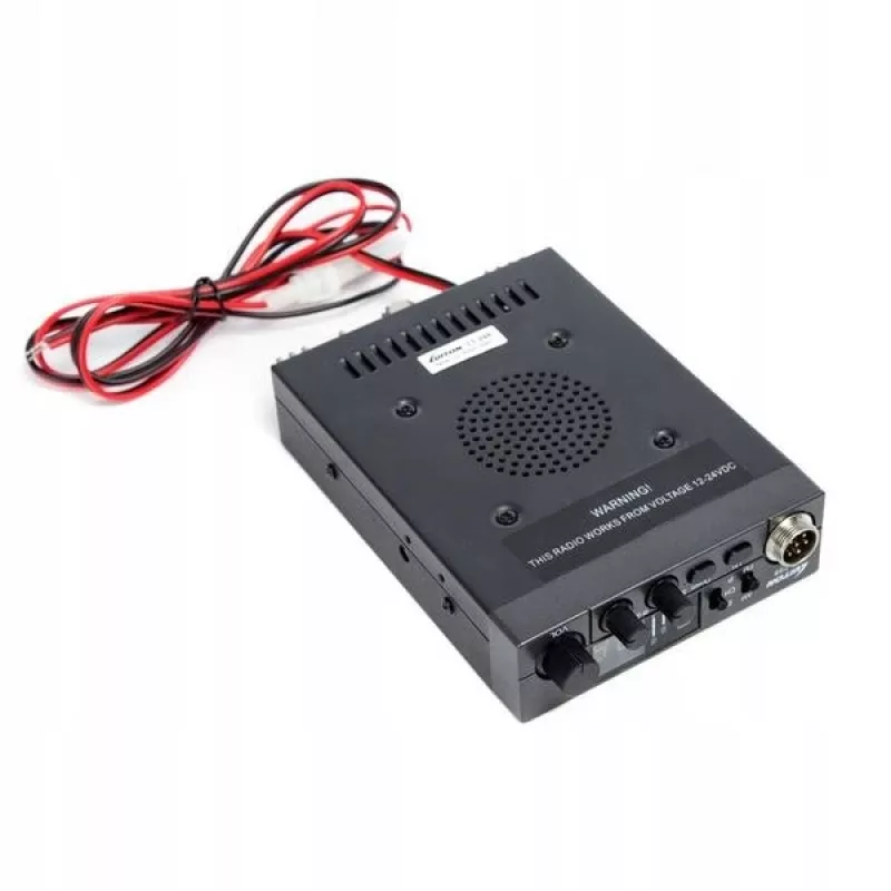 Luiton LT-298 ASQ AM/FM CB radijo cigarečių degiklio lizdo kištukas, juodas
