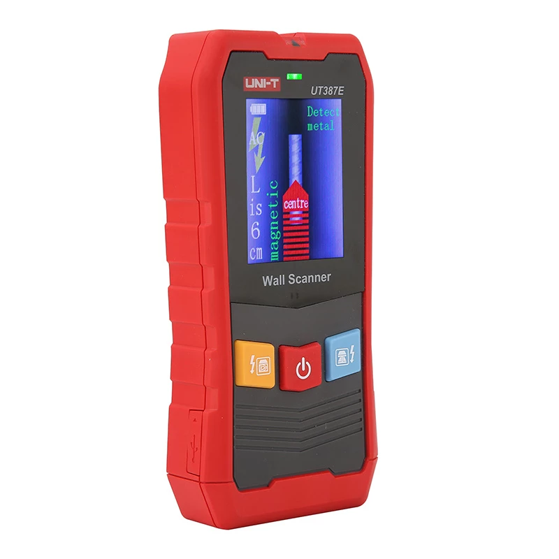 Metalo ir medžio detektorius Unit UT387E — aptikimo gylis: metalas iki 100 mm, medis iki 38 mm