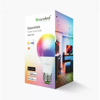 Essentials Smart A60 Lemputė E27 Matter 9W 806Lm RGBCW 2700-6500K | E27 | 8.5 W | RGBCW | Bluetooth, Thread