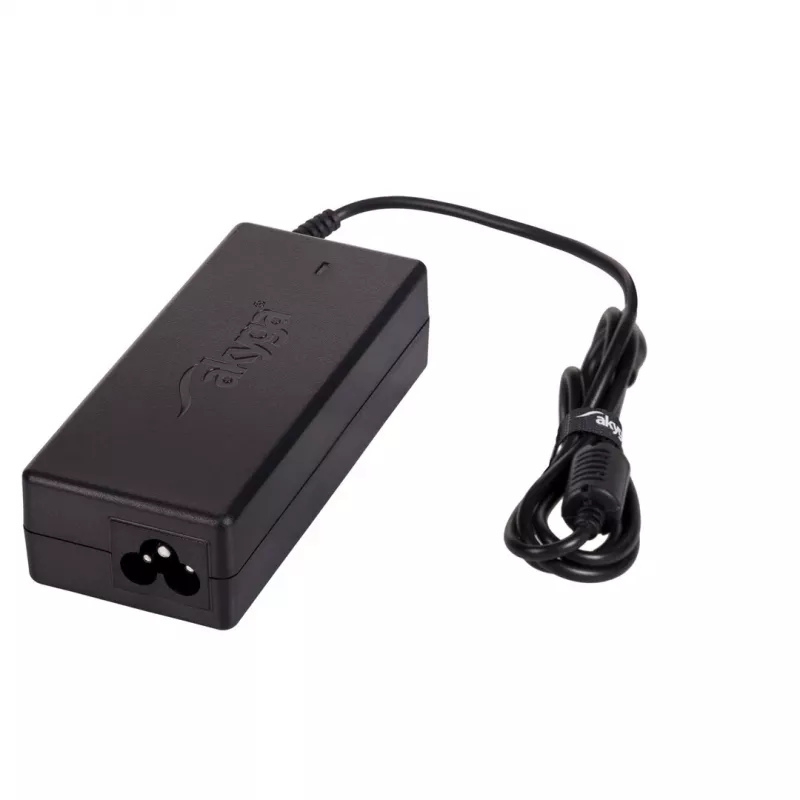 Nešiojamojo kompiuterio maitinimo adapteris Akyga AK-ND-19 — 75W, 19,5V, 3,9A, nuo kintamosios srovės prie nuolatinės, juodas