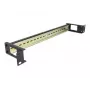 DIN bėgelio panelė DeLOCK 67031 Juoda Metalinė 19 colių 482,6 mm