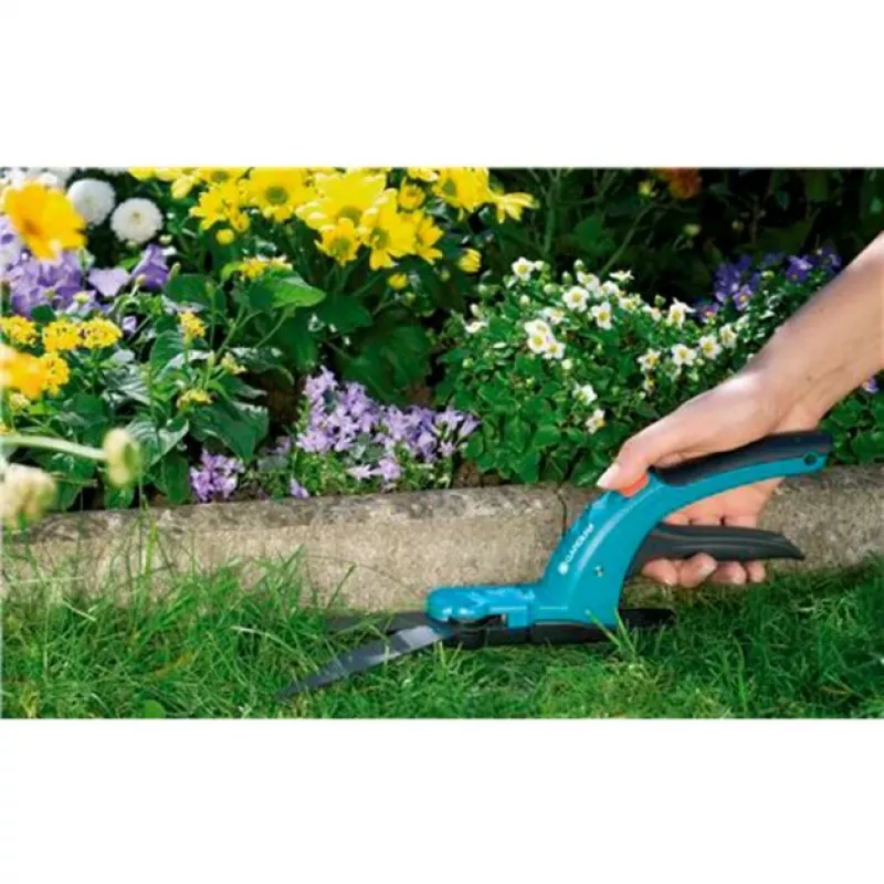 Gardena Comfort žolės žirklės - juodos - mėlynos - pilkos (8733-20)