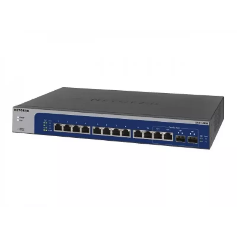 Netgear Plus XS512EM - V2 - jungiklis - L3 - išmanusis x 100/1000/2.5G/5G/10GBase-T x C 10 G-Bit SFP+