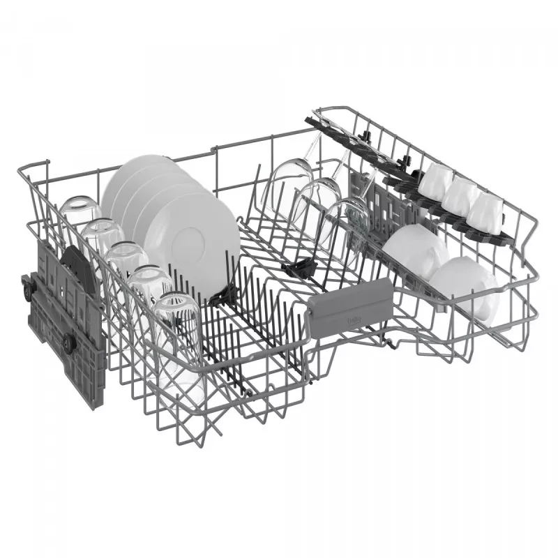 Laisvai pastatoma indaplovė Beko BDFN26531W — 15 komplektų, 60 cm, 46 dB, AirDry