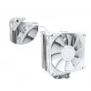 CPU aušintuvas Montech NX400, 120 mm ventiliatoriai, baltas, matmenys 156×74×120 mm, TDP 270 W