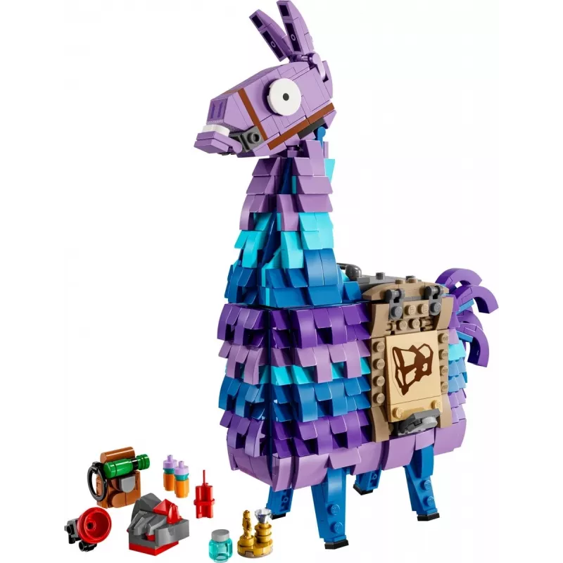 Laikymo žaislas LEGO 77071 Fortnite Llama konstrukcinis žaislas – LEGO prekės ženklo laikymo ir demonstravimo įrenginys