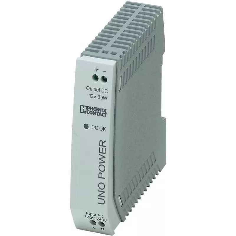 Maitinimo blokas PHOENIX-CONTACT UNO-PS/1AC/12DC/ 30W — 12 V DC, 30 W, 85–264 V AC įvestis