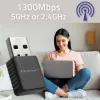 Belaidis USB adapteris QOLTEC 56988 Dual Band 1300 Mbps USB 3.0