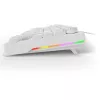 Sharkoon SGK25 75% QWERTZ USB laidinė RGB LED klaviatūra, balta