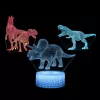 Stalinis LED šviestuvas MANTA SNL117RGB RGB 3D dinozaurų šviesos dekoracija
