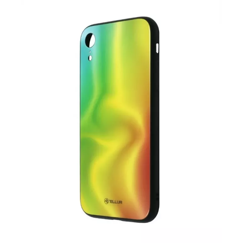 Ekrano apsauginė plėvelė iš stiklo Tellur Cover Glass print, skirta iPhone XR — dekoratyvus grūdintas stiklas su spauda
