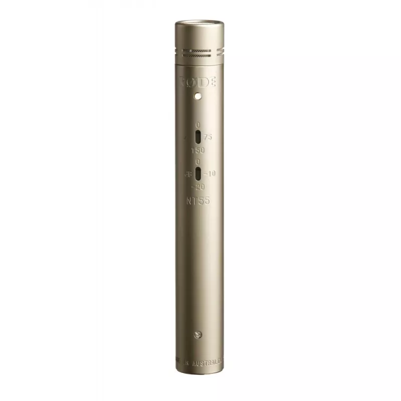 Sceninis / atlikimo mikrofonas RØDE NT55, kardioidinis, laidinis XLR-3, -38 dB jautrumas, 100 Ω, sidabrinis