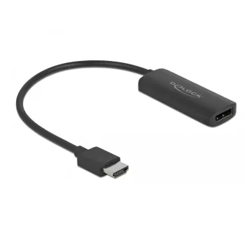 Adapteris HDMI-A kištukas į DisplayPort lizdą 4K 60 Hz DeLOCK 63206