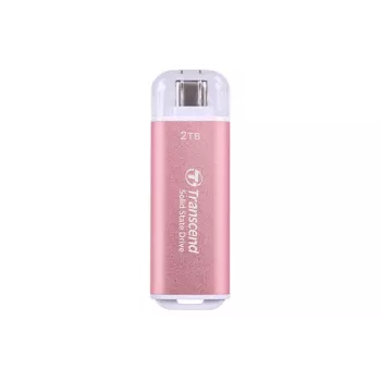 Išorinis kietojo kūno diskas TRANSCEND TS2TESD300P 2 TB USB Type-C, iki 1050/950 MB/s, aliuminis, mėlynas