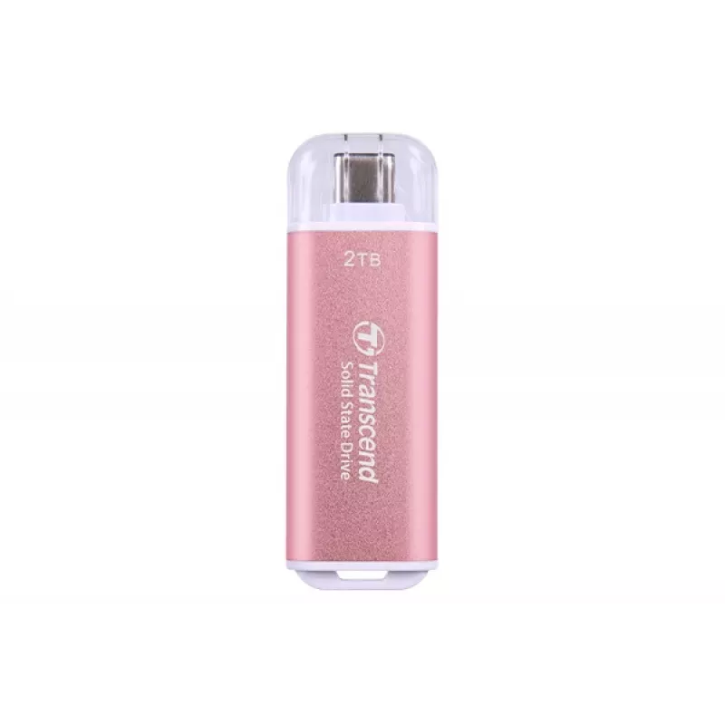 Išorinis kietojo kūno diskas TRANSCEND TS2TESD300P 2 TB USB Type-C, iki 1050/950 MB/s, aliuminis, mėlynas