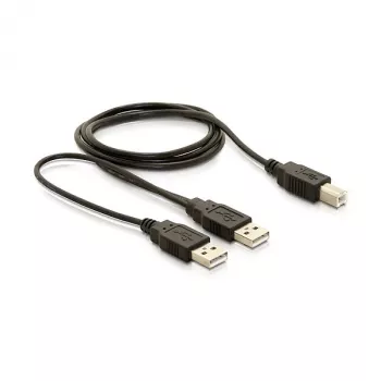 DELOCK laidas USB 2.0 B - > USB-A maitinimo + maitinimo / duomenų