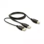 DELOCK laidas USB 2.0 B - > USB-A maitinimo + maitinimo / duomenų