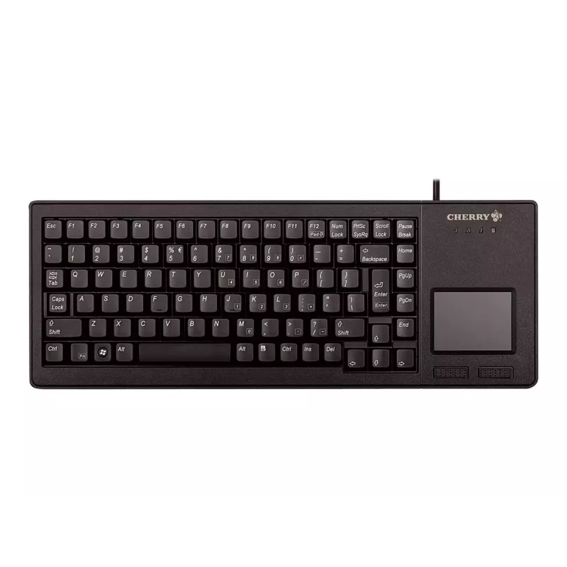 CHERRY XS Touchpad klaviatūra universali USB QWERTY JAV anglų juoda