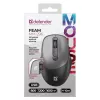 Belaidė pelė Defender Silent Click Feam pilka 52298