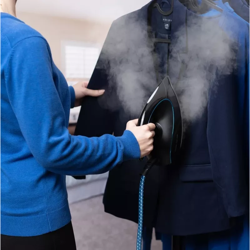 Lygintuvas Zelmer Aqua Steam ZIS5400 juodai mėlynas