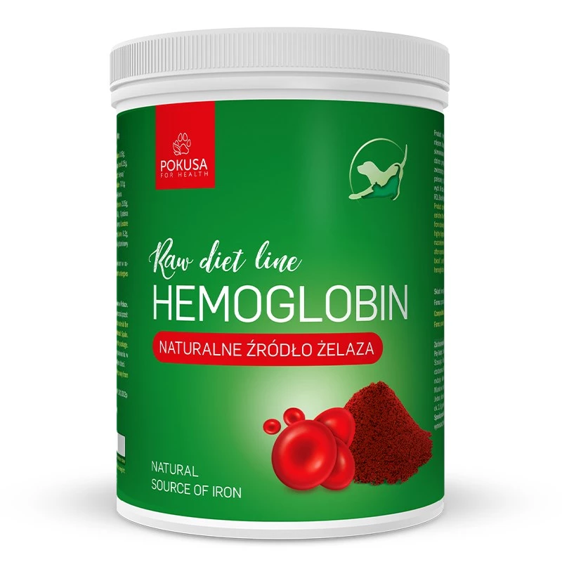 POKUSA RawDietLine Hemoglobinas - papildai šunims ir katėms - 800g