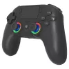 Žaidimų pultas Subsonic PS5 belaidis LED valdiklis, juodas, D-pad, Home, Options, Share