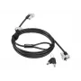 Lenovo 4XE1B81916 kabelinė spyna juoda 1,8 m
