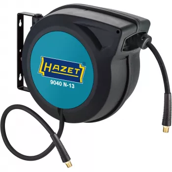 HAZET 9040N-13 - ant sienos montuojama ritė - automatinė - funkcionali - juoda - mėlyna - plastikas - polimeras - montuojama ant sienos