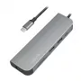LogiLink UA0343 USB-C daugiafunkcis šakotuvas, aliuminis, USB 3.2 2-os kartos, įvairių