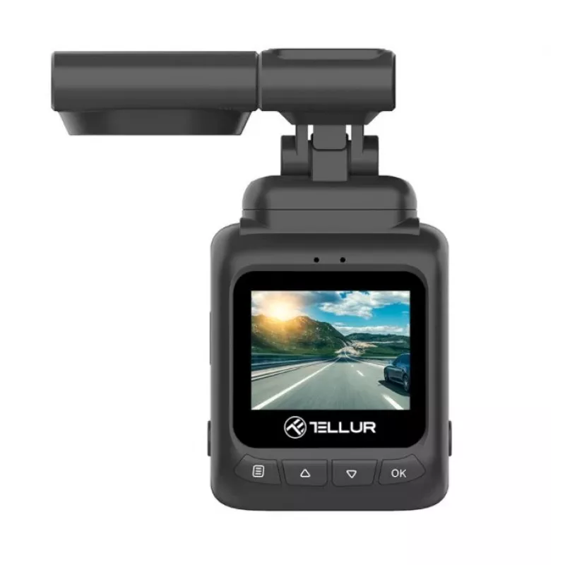 Automobilių vaizdo registratorius Tellur Dash Patrol DC2 FullHD 1080P GPS juodas