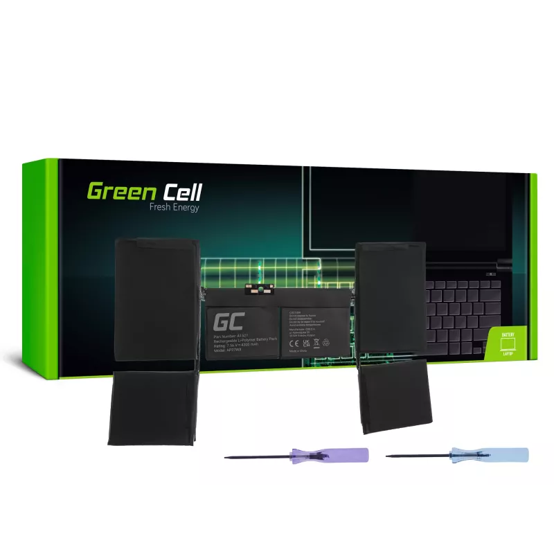 Green Cell A1527, skirtas Apple MacBook 12 A1534 (Early 2015, Early 2016, Mid 2017)