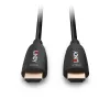 Lindy 10 m šviesolaidinis hibridinis HDMI 8K60 laidas, 10 m, HDMI A tipo (standartinis), HDMI A tipo (standartinis), 48 Gbit/s, juodas