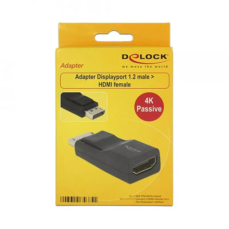 Displayport į HDMI adapteris DeLOCK 65685