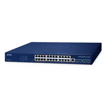 Valdomas komutatorius PLANET GS-6311-24HP4X L3 Gigabit Ethernet 24 prievadai PoE
