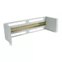 Stovo bėgis ALLNET ALL-S0002241 — 3U pilkas stovo priedas, 1,42 kg