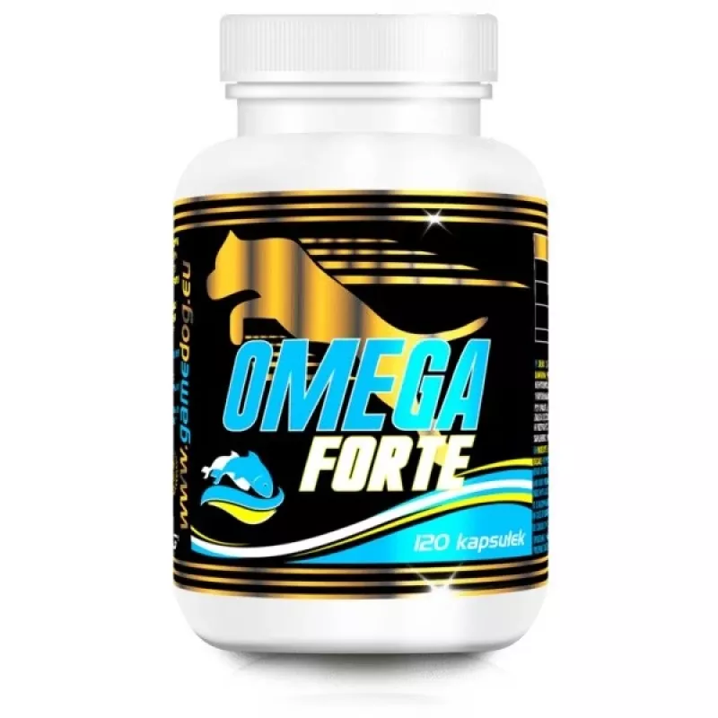 GAME DOG Omega Forte - papildai šunims - 120 tablečių