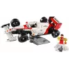 LEGO rinkinys McLaren MP4/4 Ayrton Senna 10330 — LEGO ICONS mastelio modelio vitrina