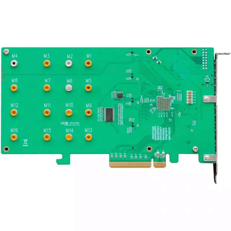 HighPoint magistralės adapteris Rocket 1204 PCI-Ex8v3 - 4x M.2 NVMe - NVMe - PCI-Express
