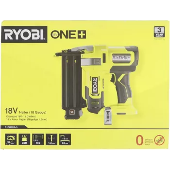 196200 Ryobi lipnių varžtų pistoletas 18G 18V