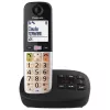 DECT telefonas Panasonic KX-TGU430 belaidis ragelis, garsiakalbis, skambintojo ID, 2,4 colio ekranas, 1000 įrašų telefonų knyga, pilka/juoda