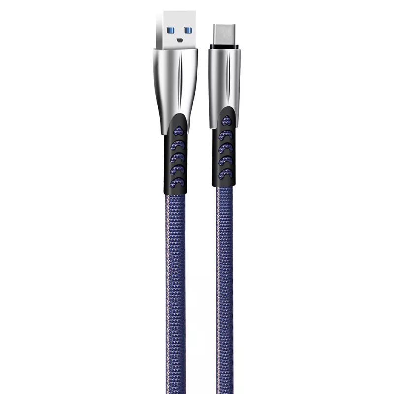 „ColorWay“ USB Type-C laidas (cinko lydinys) 2,4A, 1 m | CW-CBUC012-BL