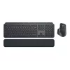 Logitech MX Keys combo for Business Gen 2 Klaviatūra Pelė komplekte Biuro RF belaidis + Bluetooth AZERTY Prancūzų Grafitas