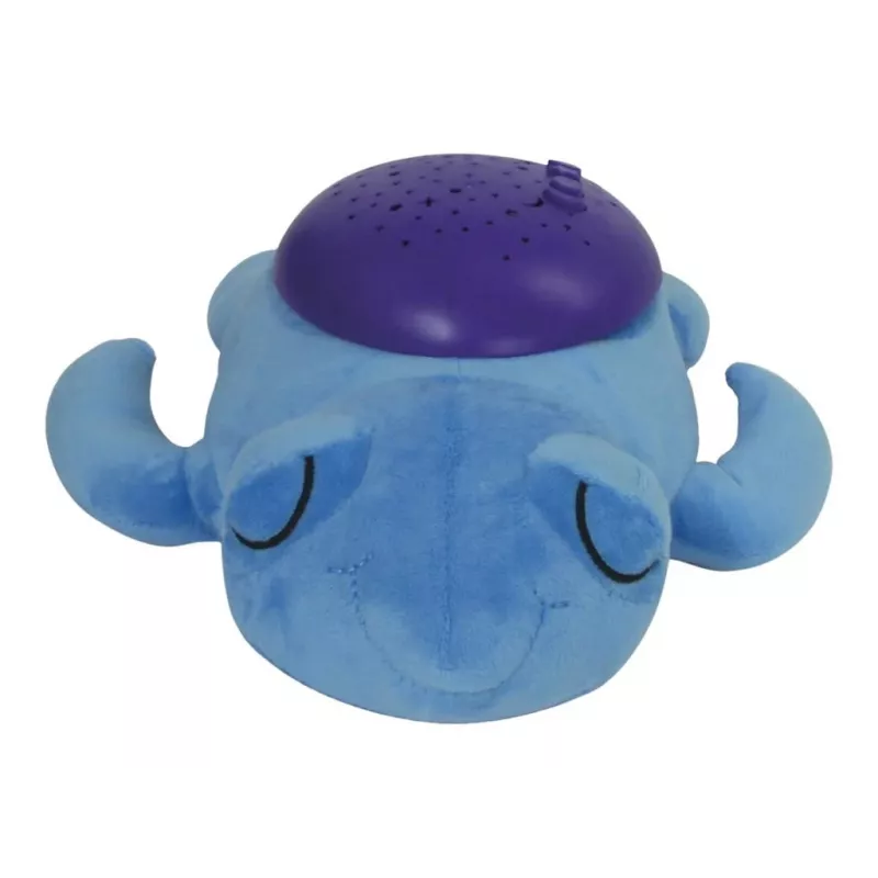 Naktinis šviestuvas Jamara Dreamy Turtle laisvai pastatomas mėlynas violetinis