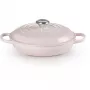 Le Creuset Signature 26 cm Gourmet Professional puodas rožinis
