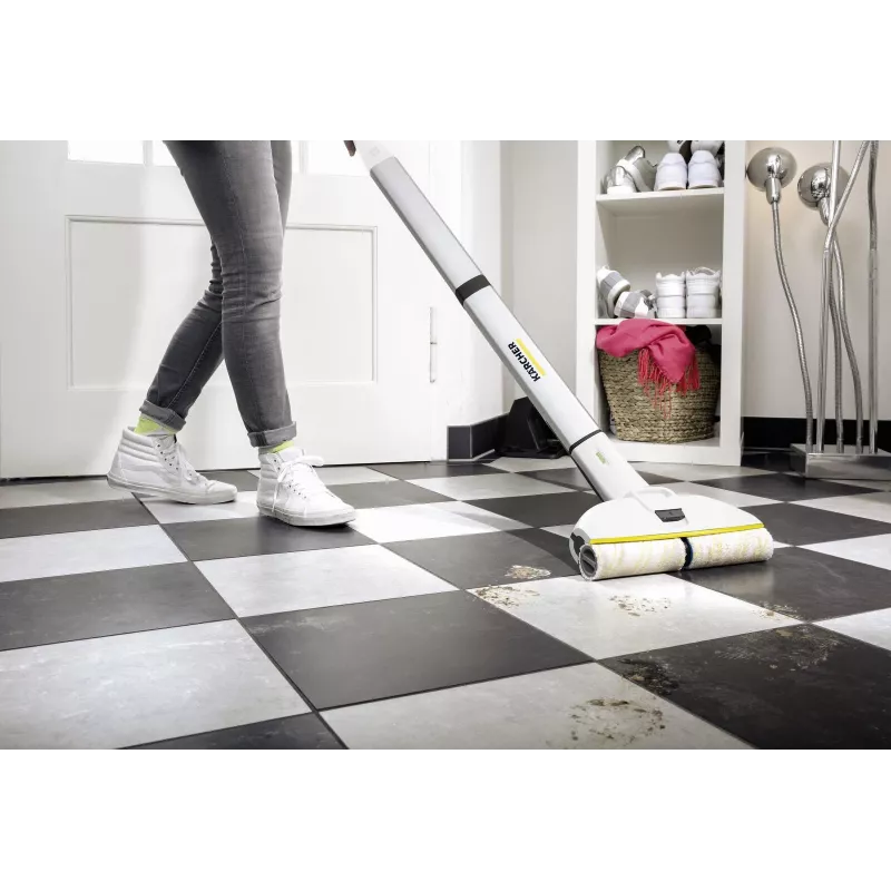 Kärcher EWM 2 stick vacuum baterija Wet Juoda, White, Geltona 2.5 Ah