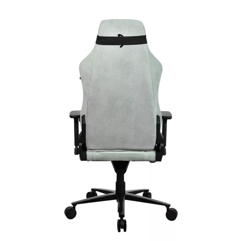 Žaidimų kėdė Arozzi Vernazza SoftFabric Pearl Green — ergonomiška žaidimų kėdė, minkštas audinys